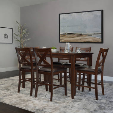 Alex 7 piece discount counter height dining set